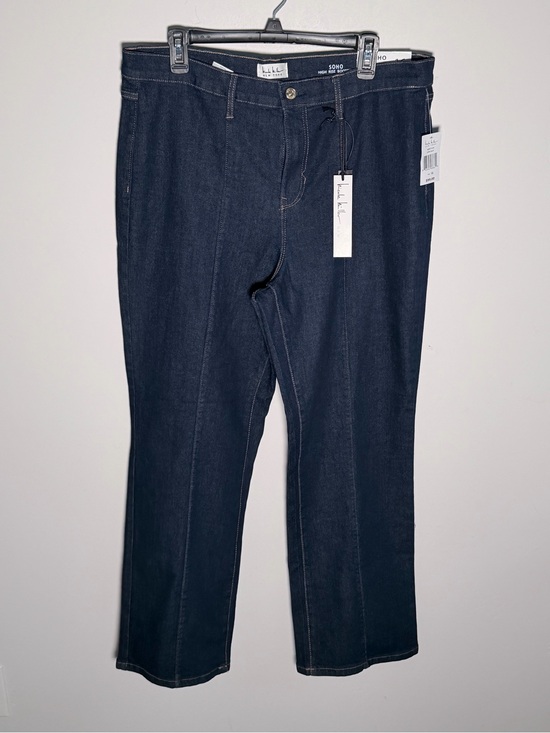 Nicole Miller Denim - Nicole Miller Women’s Boot Cut Jeans in Dark Indigo
